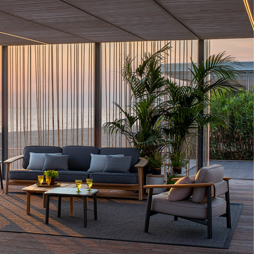 Twins szövet kerti kanapé