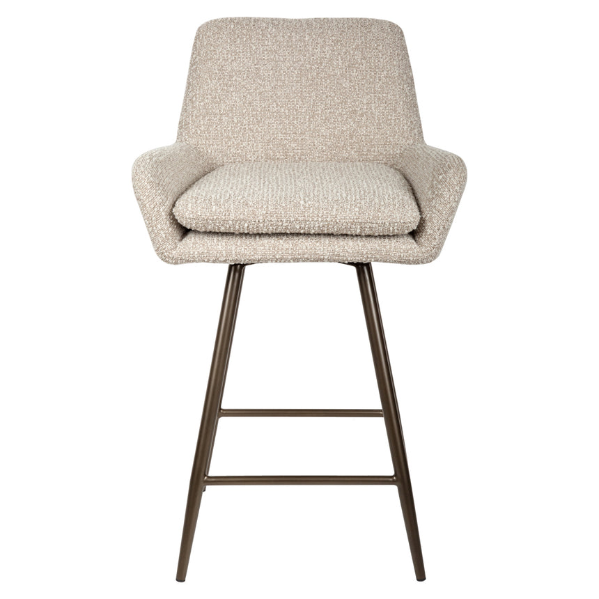 Linsey bárszék szett (2 db-os) – Gazdag textúrájú kárpittal