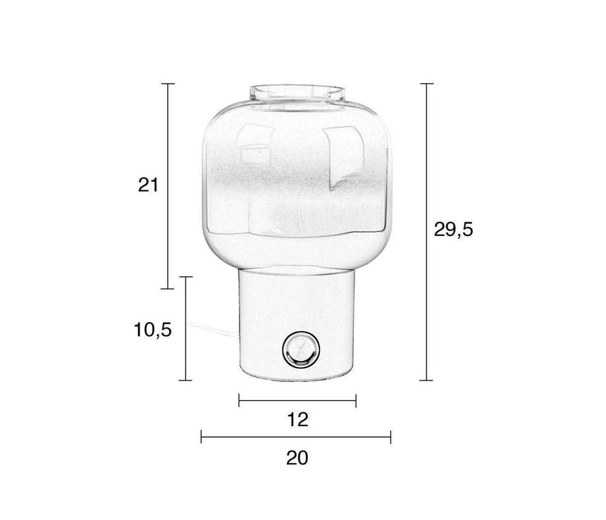 Moody üveg asztali lámpa-3