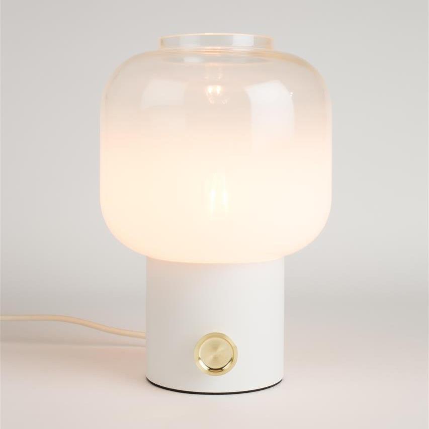 Moody glass table lamp