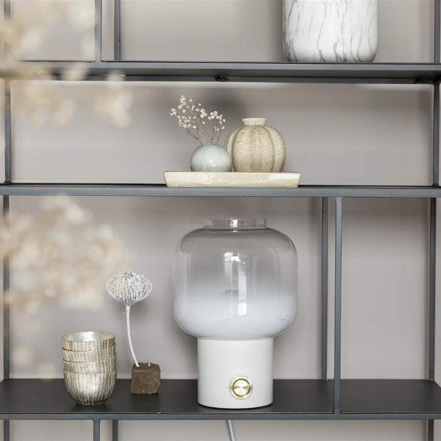 Moody glass table lamp