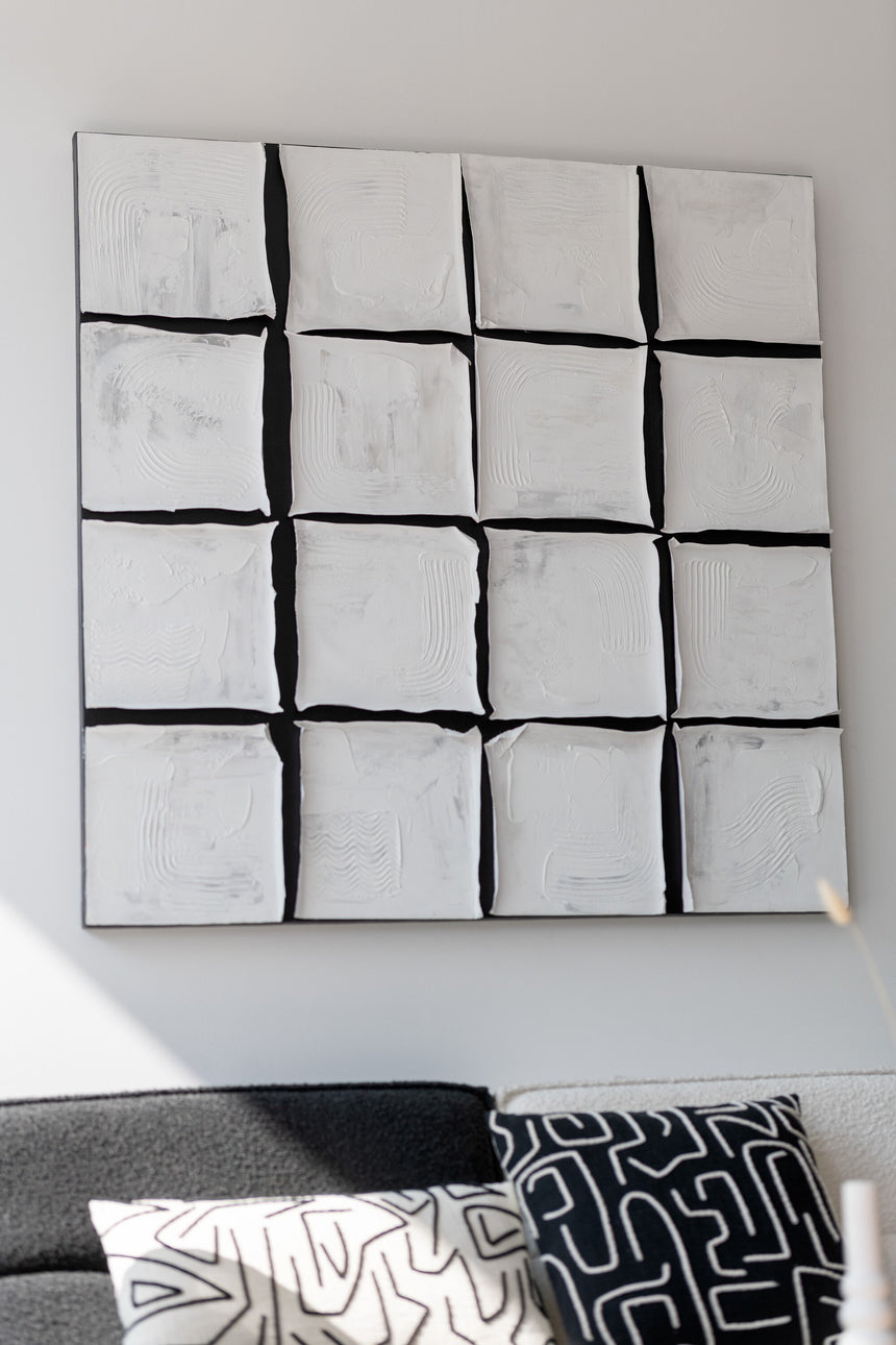 Square canvas wall art