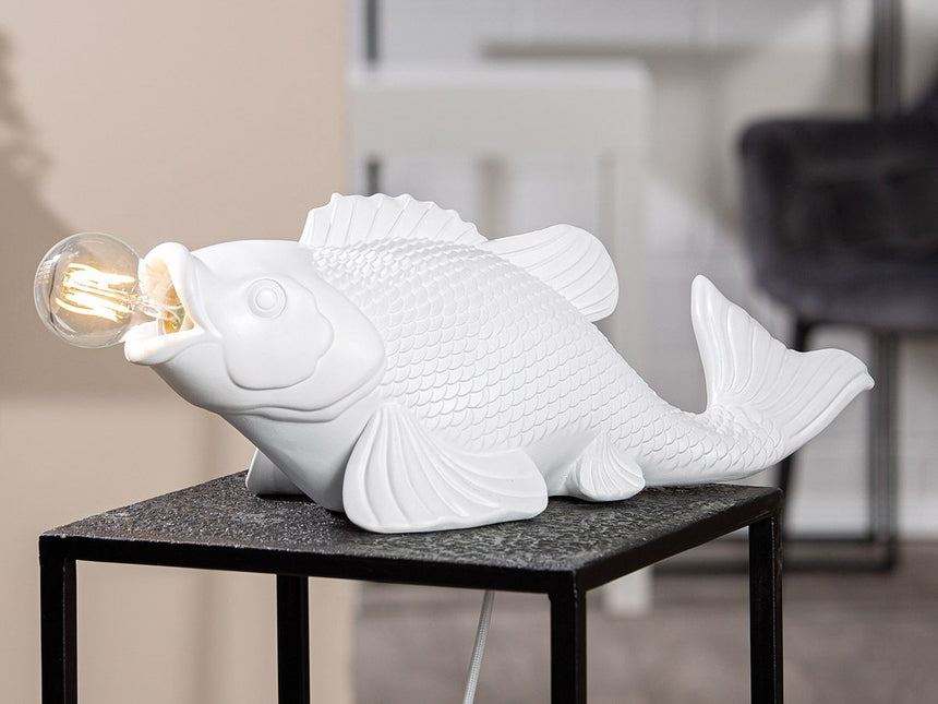 Koi műgyanta asztali lámpa