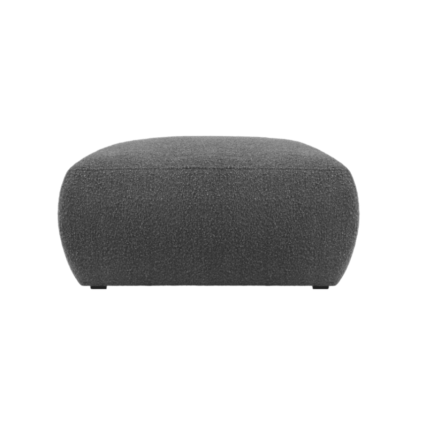 Molino bouclé pouf 75x75