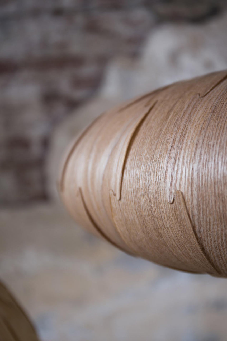 Bond ovál fa függőlámpa-2