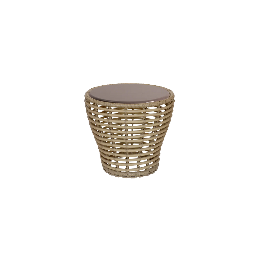 Basket kő kerti dohányzóasztal Ø50