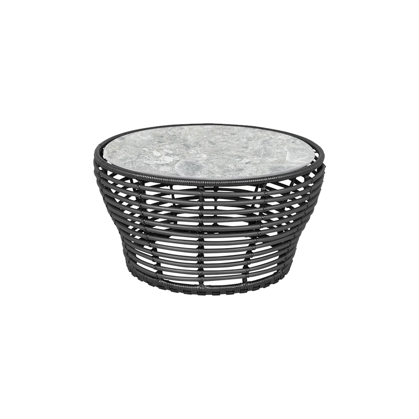 Basket kerámia kerti dohányzóasztal Ø75