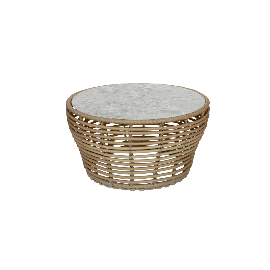 Basket kerámia kerti dohányzóasztal Ø75