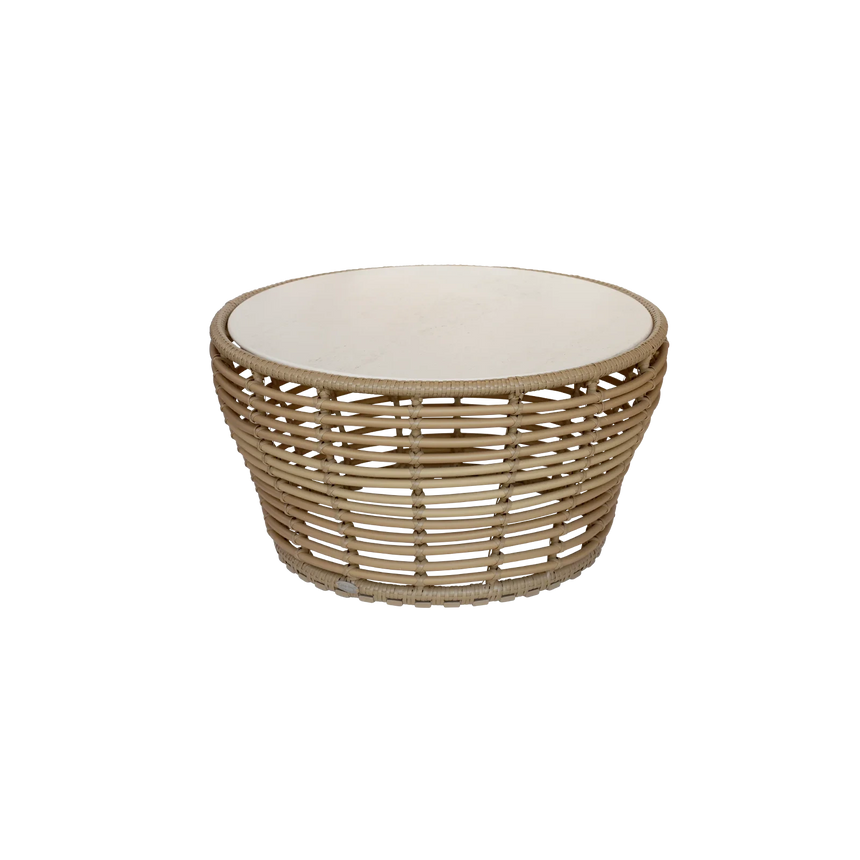 Basket kerámia kerti dohányzóasztal Ø75