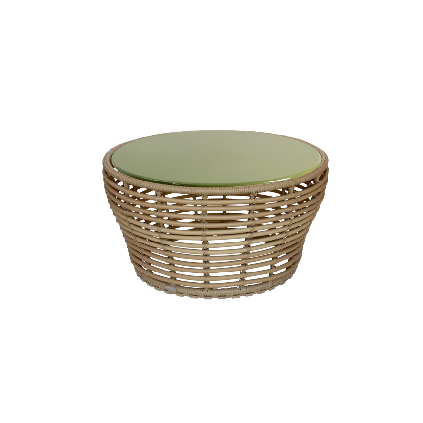 Basket kő kerti dohányzóasztal Ø75