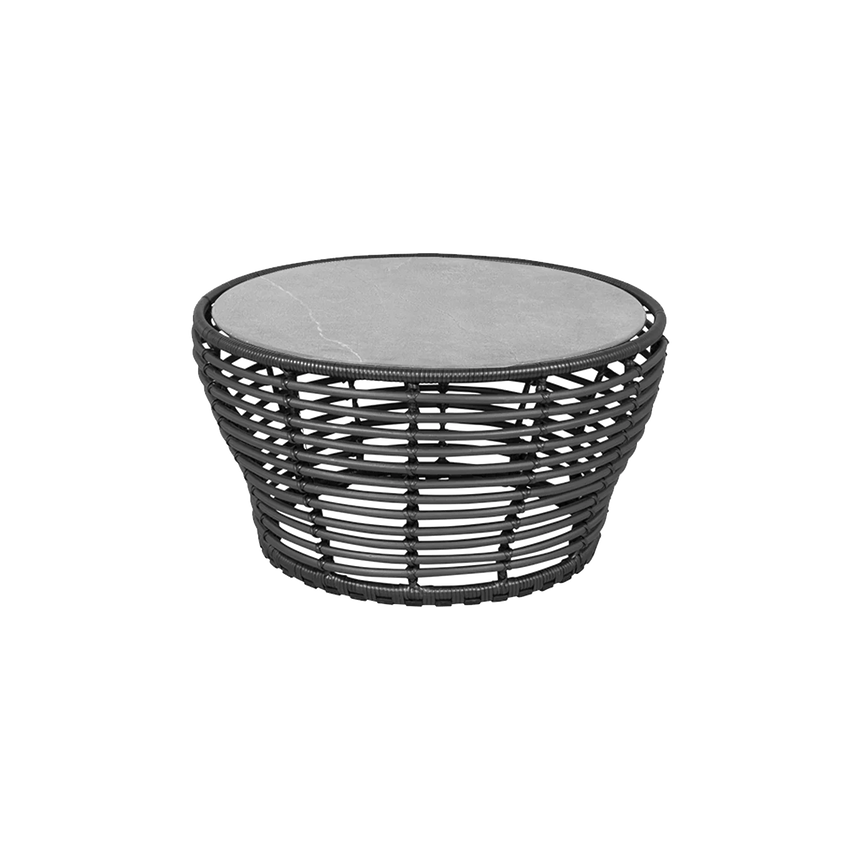 Basket kerámia kerti dohányzóasztal Ø75