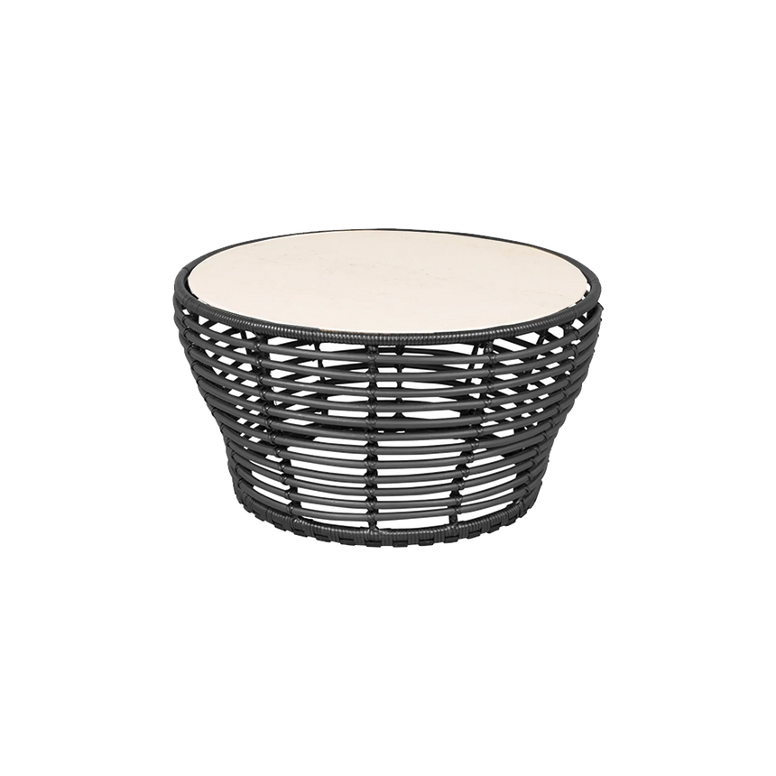 Basket kerámia kerti dohányzóasztal Ø75