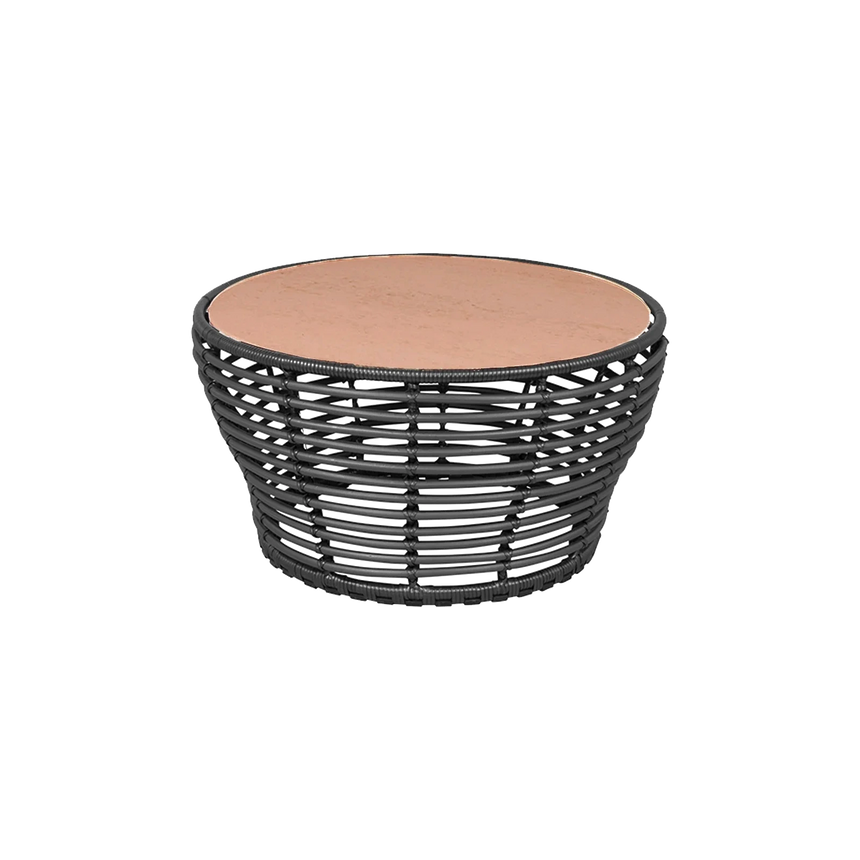 Basket kerámia kerti dohányzóasztal Ø75