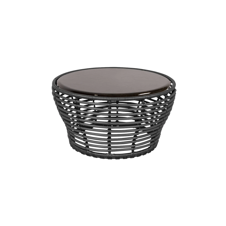 Basket kő kerti dohányzóasztal Ø75