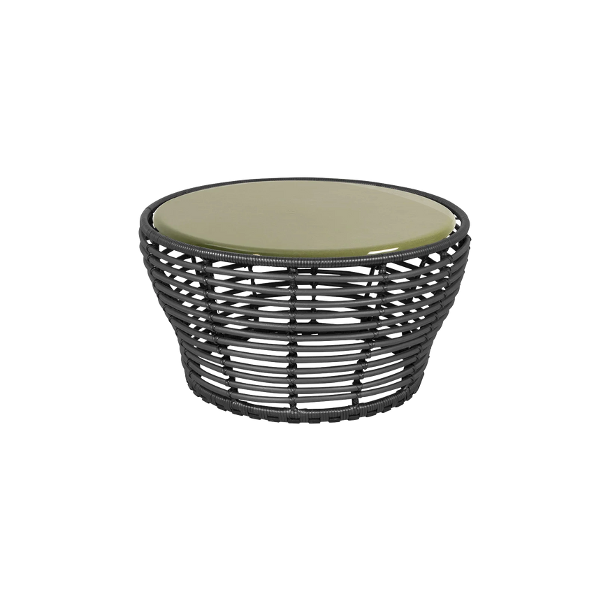 Basket kő kerti dohányzóasztal Ø75