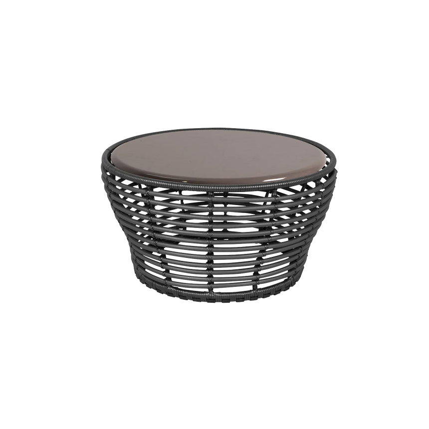 Basket kő kerti dohányzóasztal Ø75