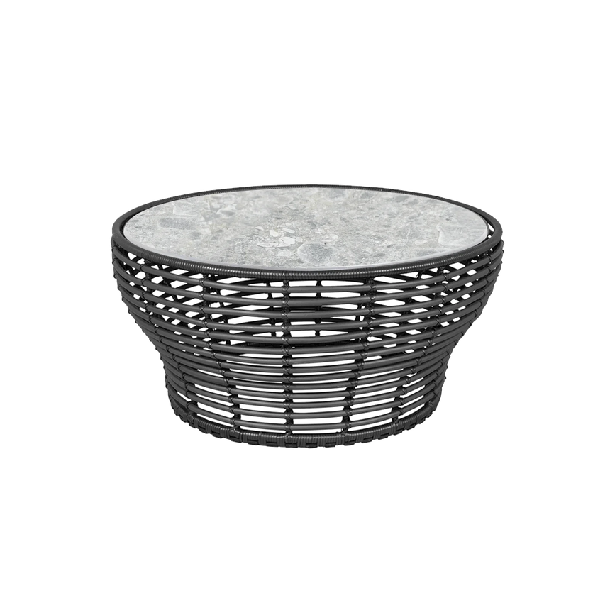 Basket kerámia kerti dohányzóasztal Ø95