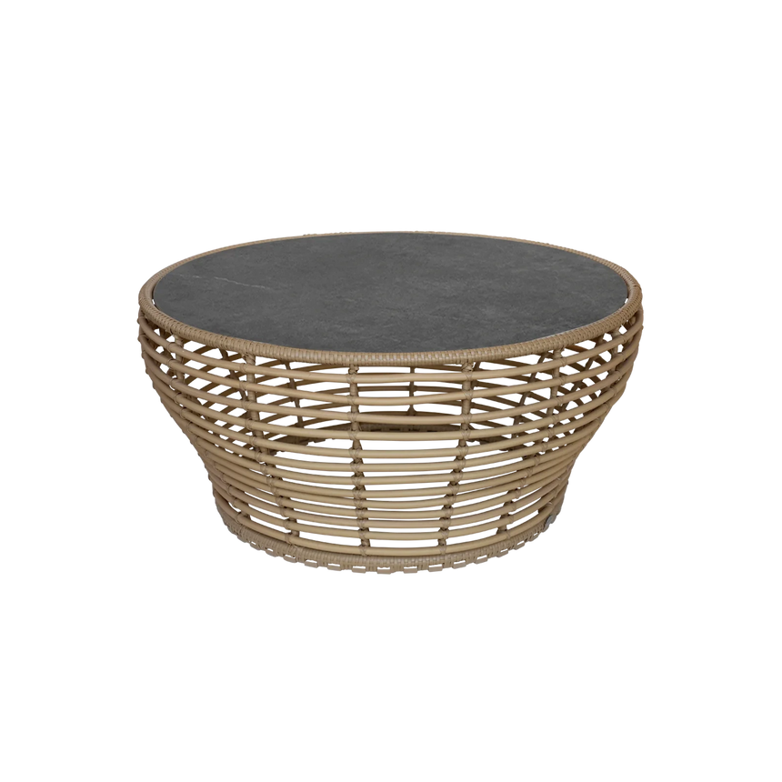 Basket kerámia kerti dohányzóasztal Ø95