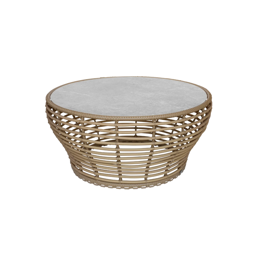 Basket kerámia kerti dohányzóasztal Ø95