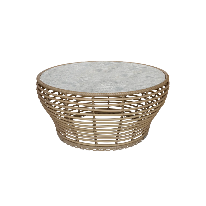 Basket kerámia kerti dohányzóasztal Ø95