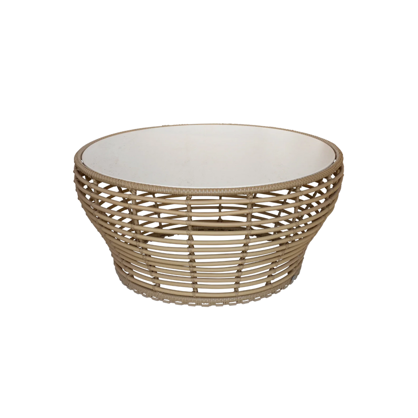 Basket kerámia kerti dohányzóasztal Ø95