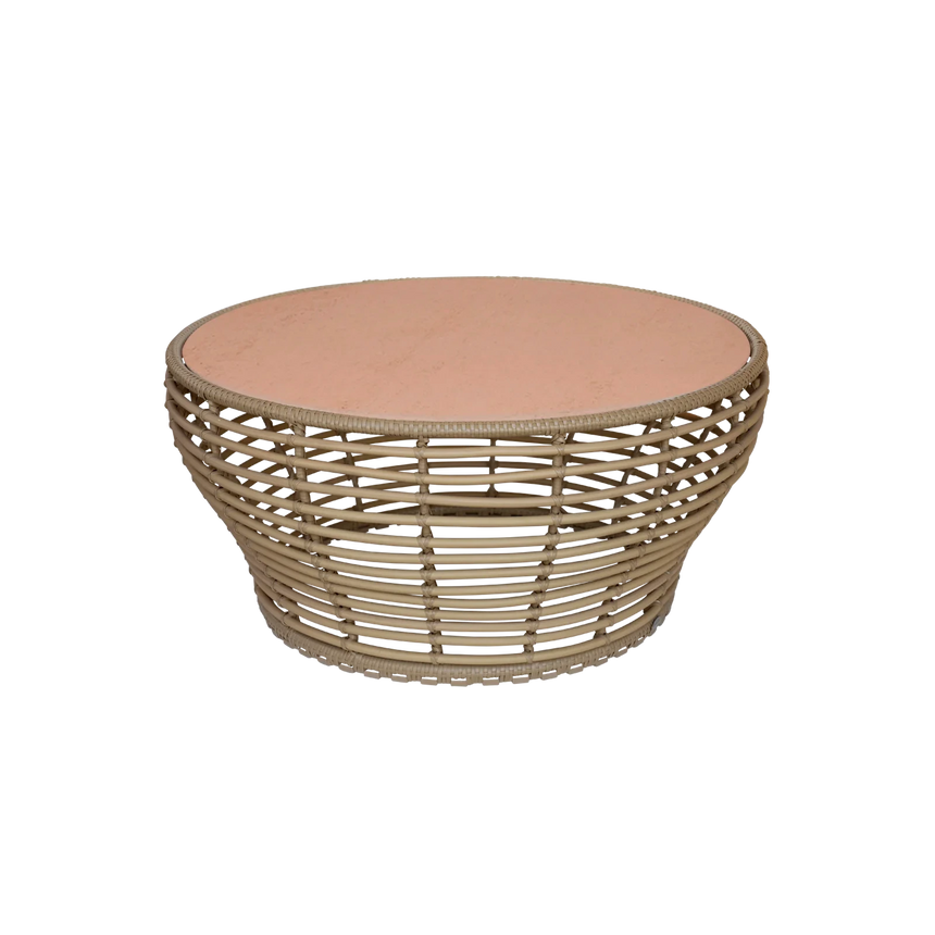 Basket kerámia kerti dohányzóasztal Ø95