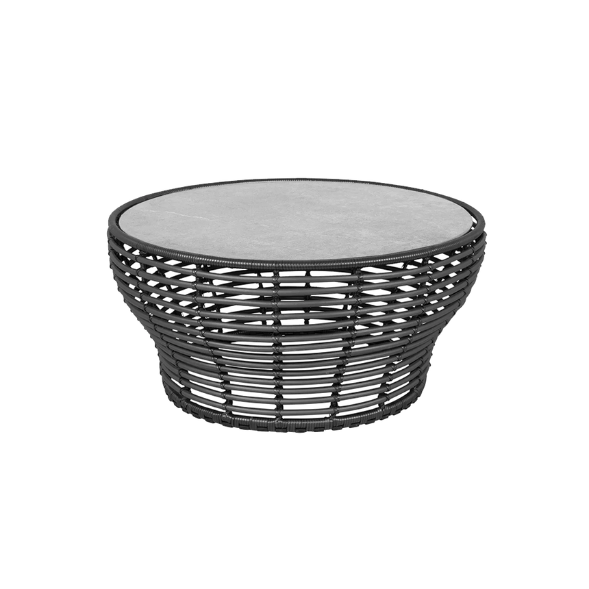 Basket kerámia kerti dohányzóasztal Ø95
