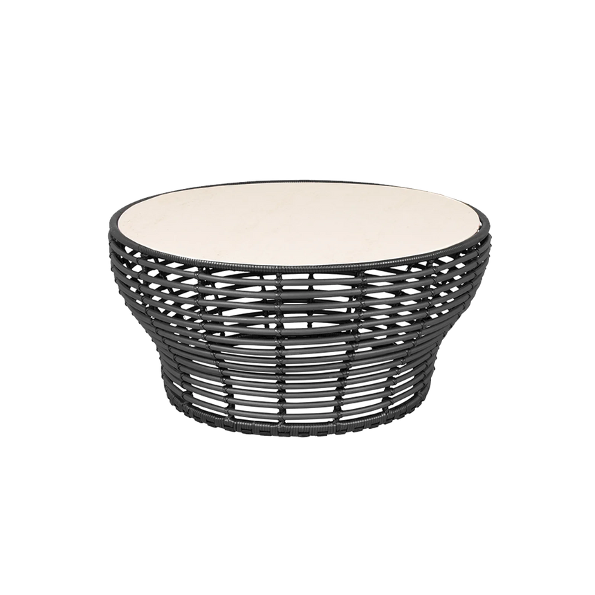 Basket kerámia kerti dohányzóasztal Ø95