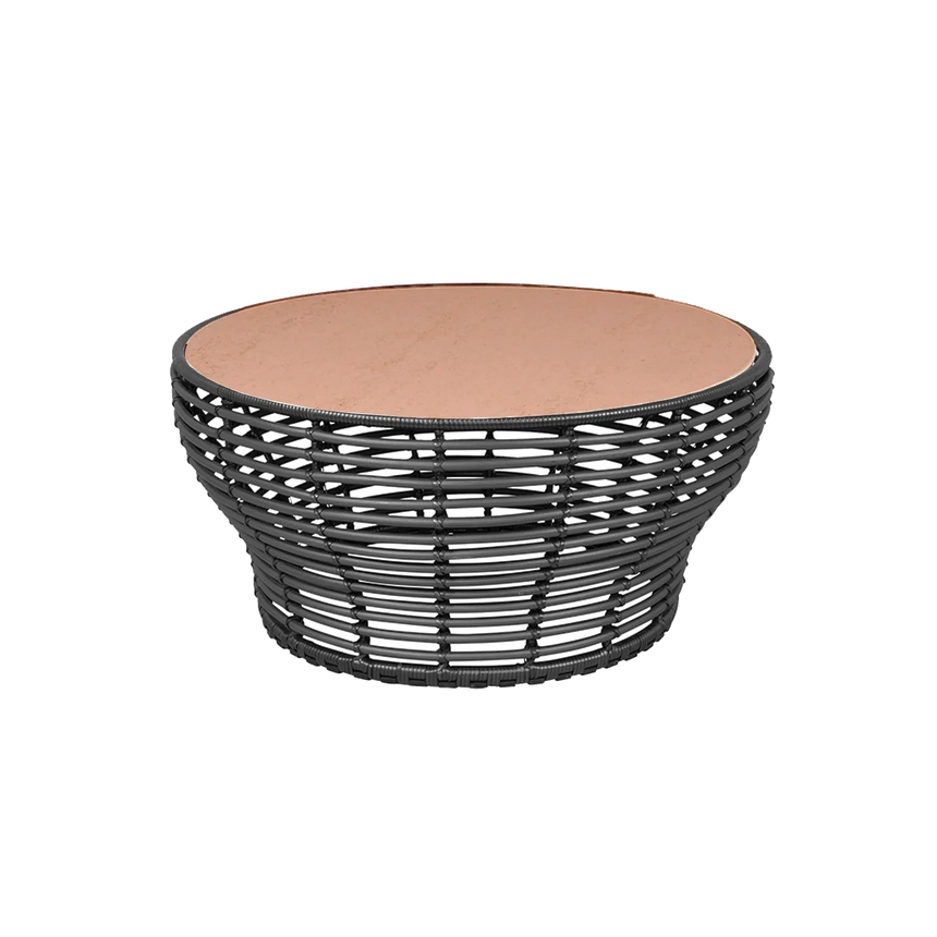 Basket kerámia kerti dohányzóasztal Ø95