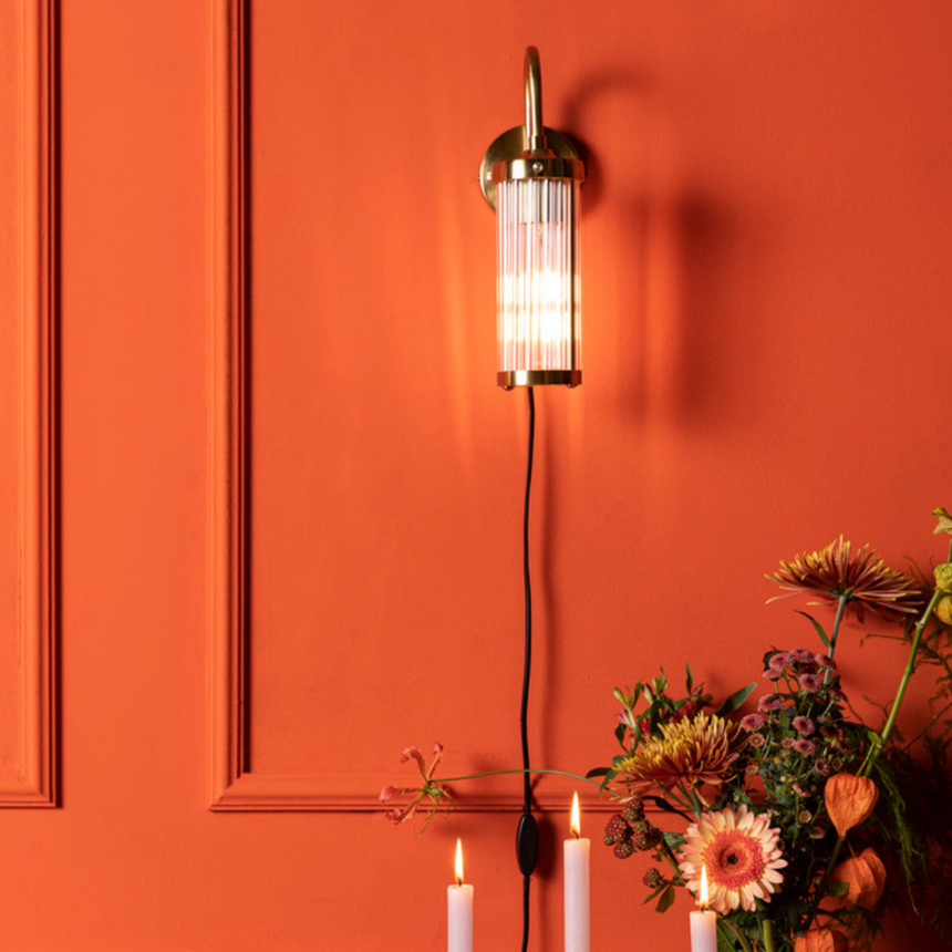 Angel On Fire üveg falilámpa