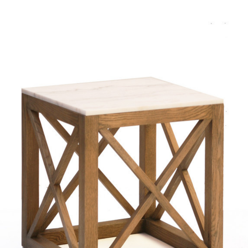 Noa wooden bedside table