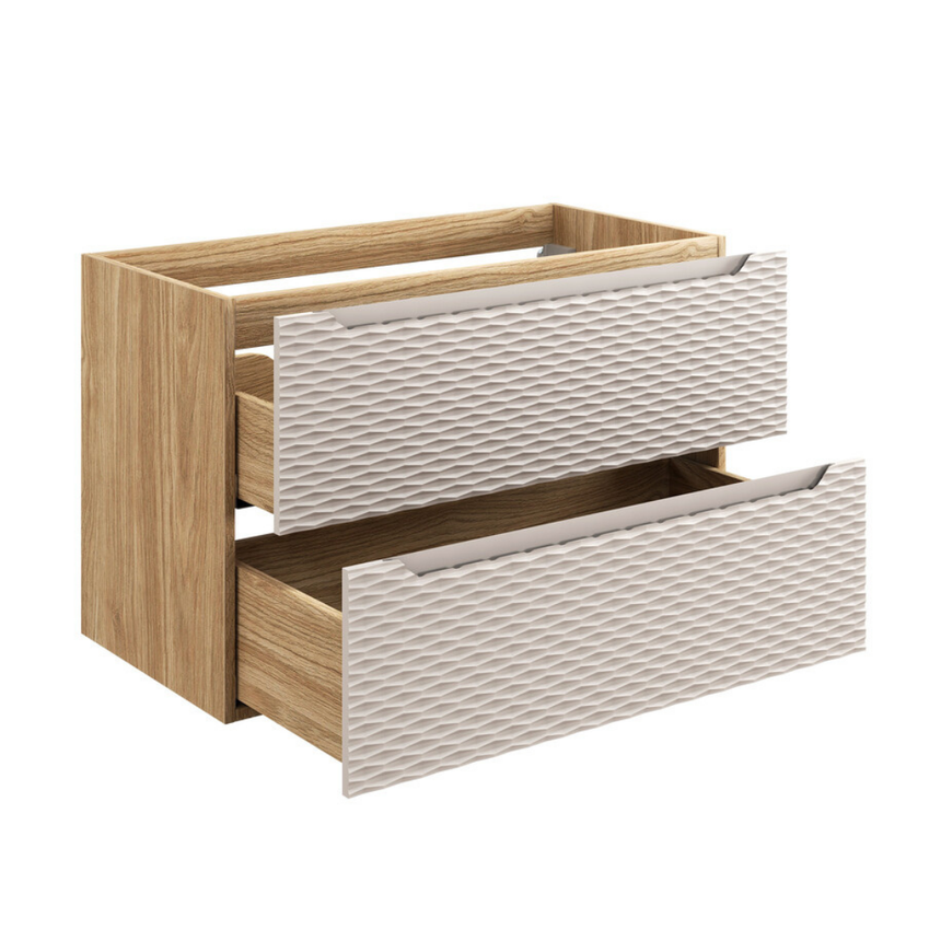 Baggy woven chenille pouf