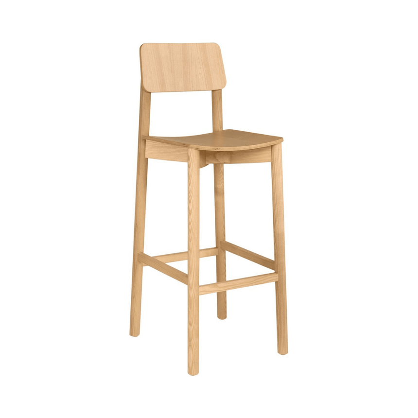 Mine wooden bar stool