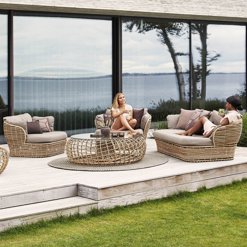 Basket 2 személyes szövet kerti kanapé