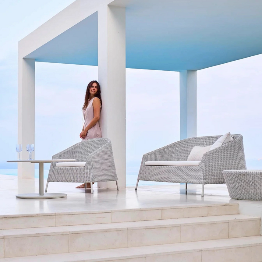 Kingston 2 személyes szövet kerti kanapé