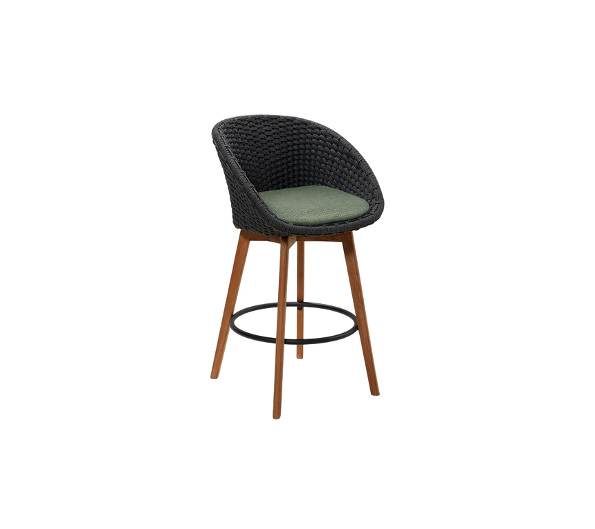 Peacock szövet kerti bárszék