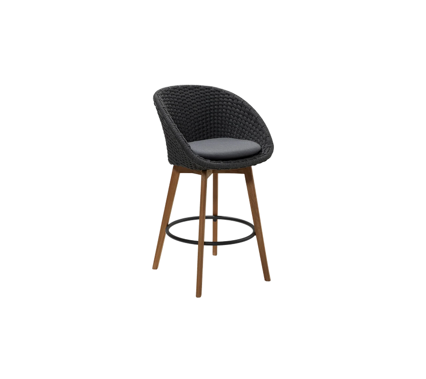 Peacock szövet kerti bárszék