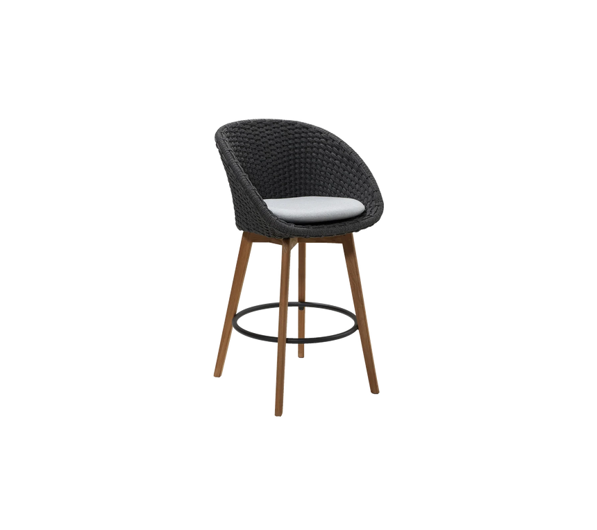 Peacock szövet kerti bárszék