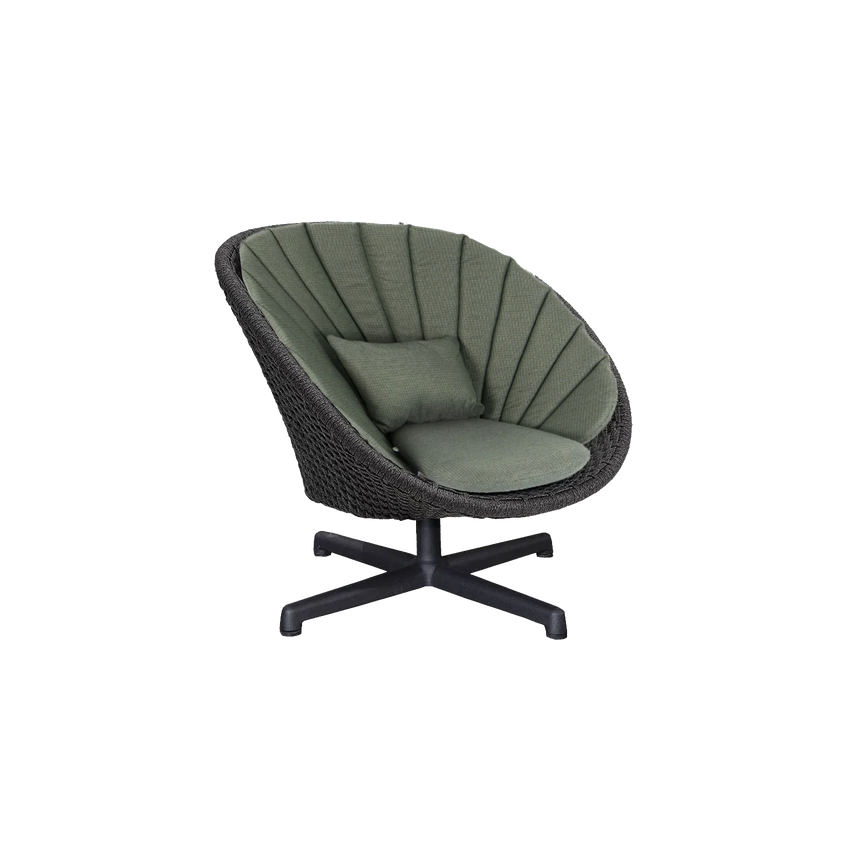 Peacock szövet kerti forgófotel