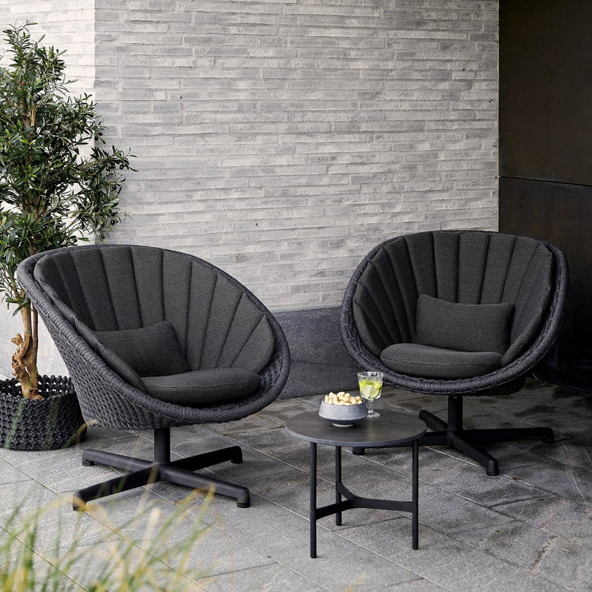 Peacock szövet kerti forgófotel