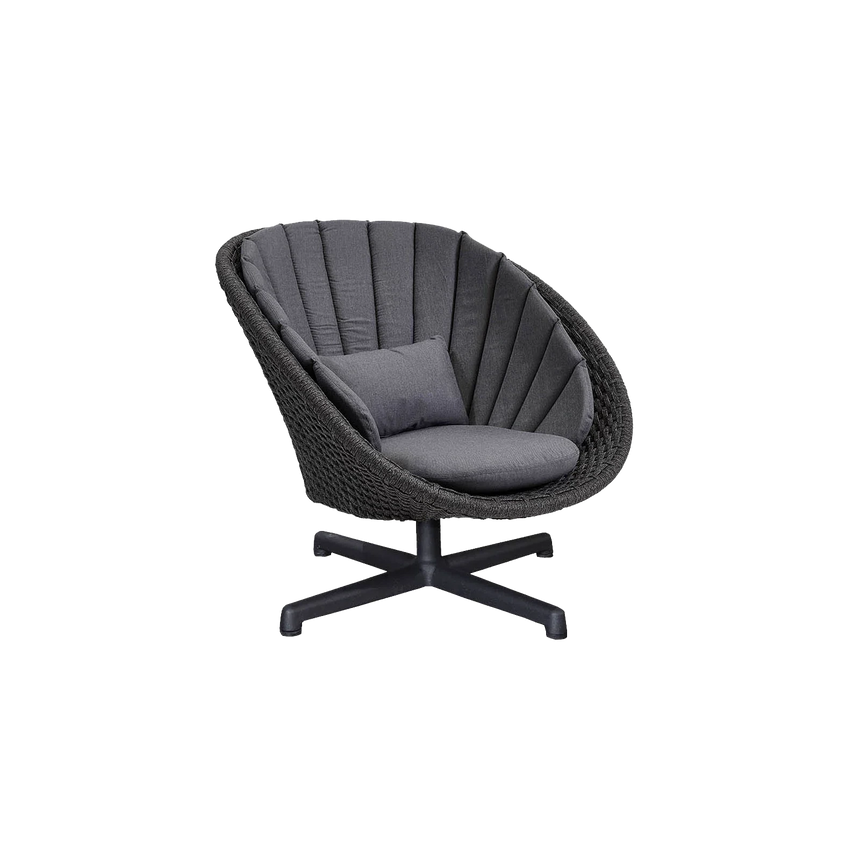 Peacock szövet kerti forgófotel