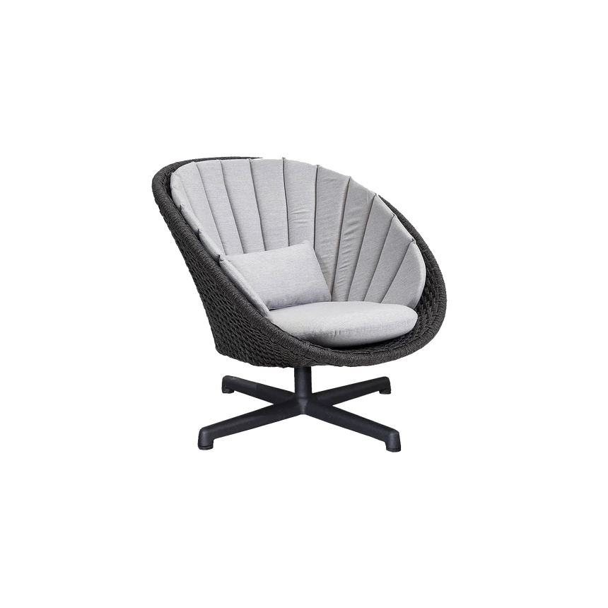 Peacock szövet kerti forgófotel