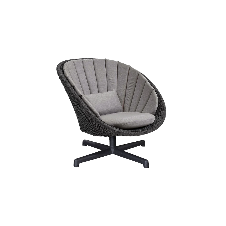 Peacock szövet kerti forgófotel