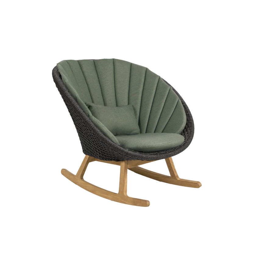 Peacock szövet kerti hintaszék