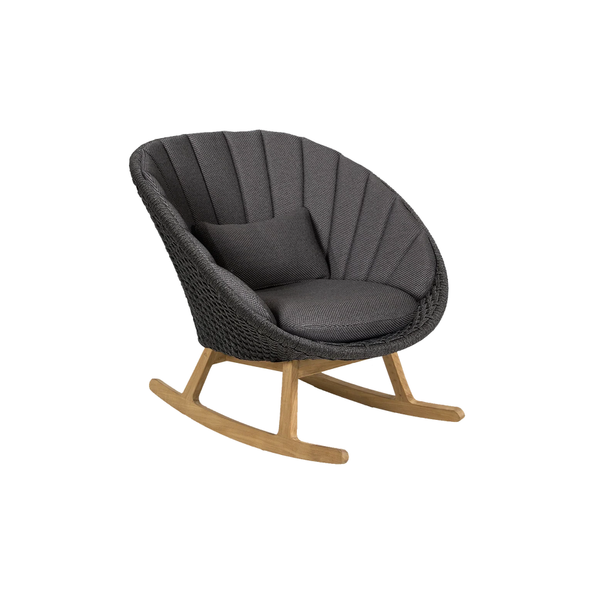 Peacock szövet kerti hintaszék