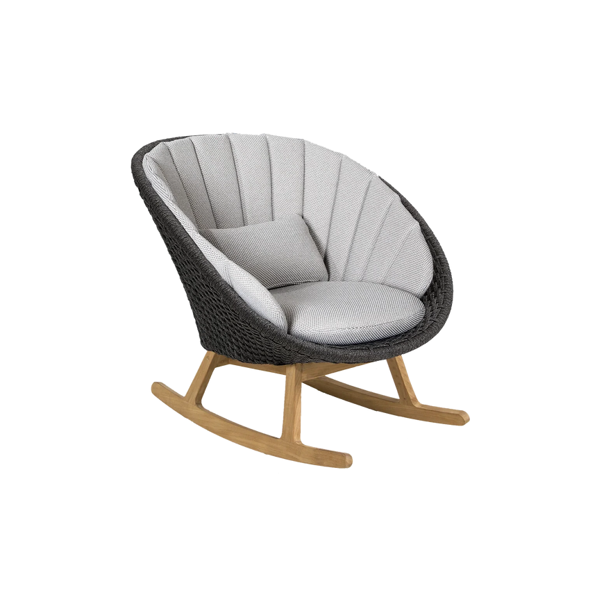 Peacock szövet kerti hintaszék