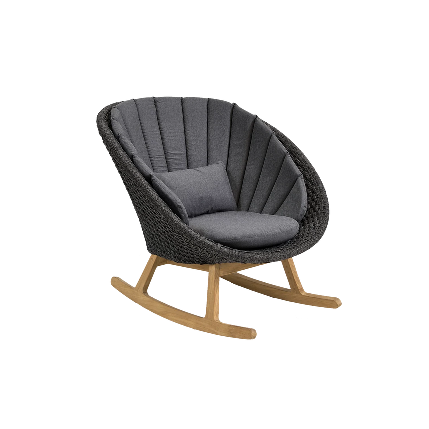 Peacock szövet kerti hintaszék