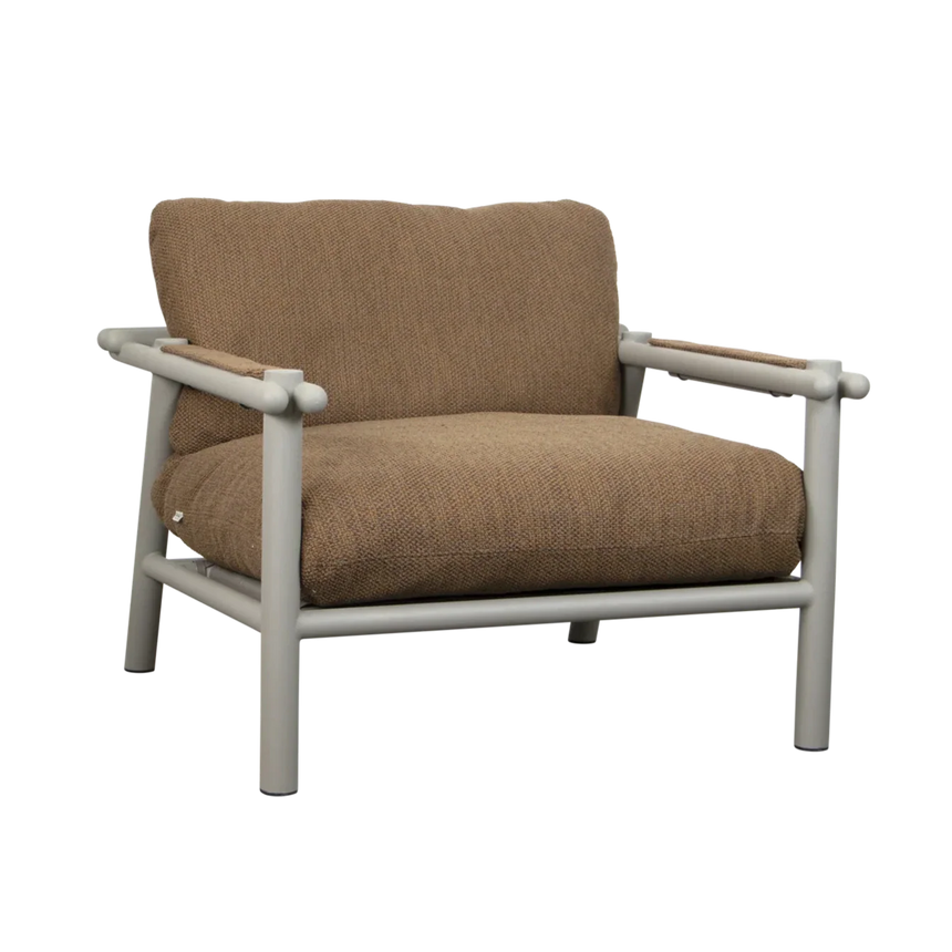 Sticks szövet kerti fotel fém lábbal