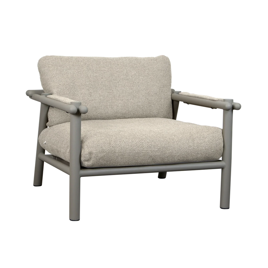 Sticks szövet kerti fotel fém lábbal