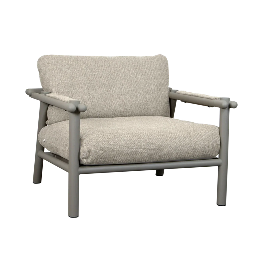 Sticks szövet kerti fotel fém lábbal